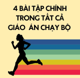 4 bài tập chính trong giáo án chạy bộ