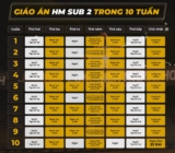 Giáo án chạy 21km sub 2 – Giáo án HM sub 2 trong 10 tuần